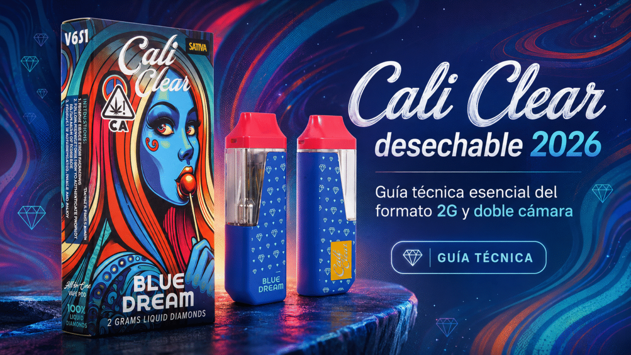 Cali Clear desechable 2G de doble cámara, portada de la guía técnica 2026