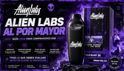 Alien Labs al por mayor: guía B2B 2026 sobre formatos y especificaciones de vape