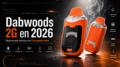 Dabwoods 2G en 2026: benchmark técnico con cinco pruebas clave sobre capacidad, calentamiento, flujo de aire, fugas y consistencia