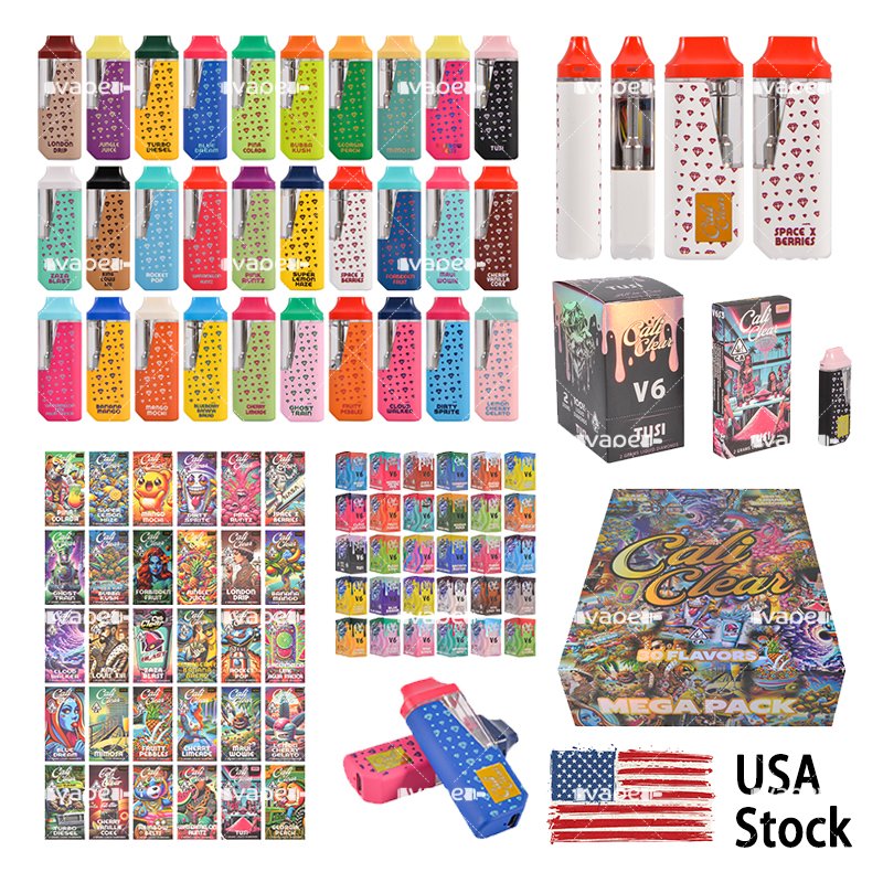 Cali Clear Mega Pack vape desechable 2g USA con 30 sabores y stock en USA
