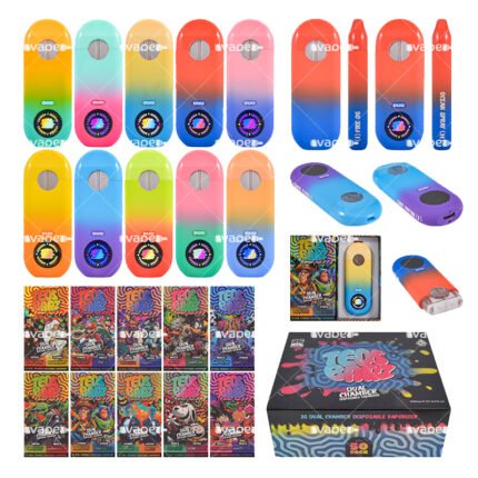 Teds Barz 2g vape pen desechable con pantalla en varios colores con cajas y expositor