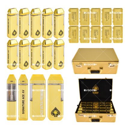 Ace Ultra Premium Gold Gen 5 2g vape pen desechable de segunda colección con diez diseños y etiqueta USA Stock
