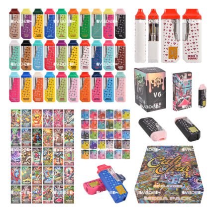 Cali Clear Mega Pack vape desechable 2g con 30 sabores y dispositivos de colores