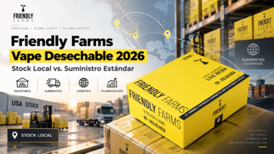 Friendly Farms vape desechable: stock local vs. suministro estándar para compradores mayoristas