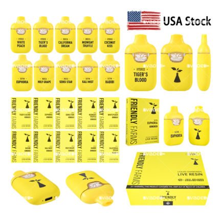 USA Stock Friendly Farms 2G Vape Pen Desechable con dispositivos y embalaje