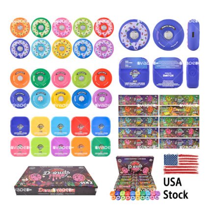 USA Stock Donuts Switch Gen 2 2g vape desechable de doble cámara