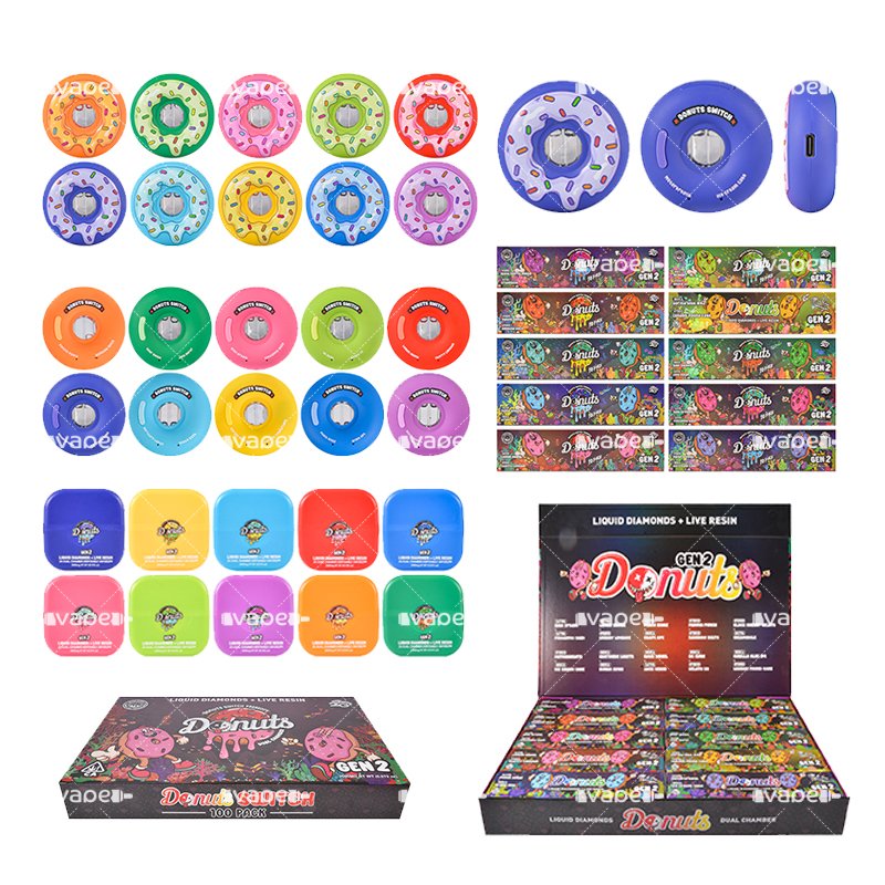 Donuts Switch Gen 2 2g vape desechable con 20 combinaciones de sabores